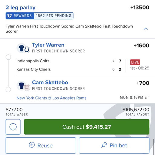 Why do I keep doing this to myself man. Chasing a six figure banger instead of betting straight 