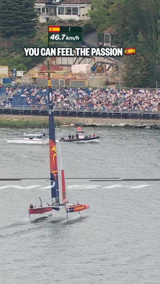 There's nothing like Nico Abad's commentary on a @sailgpesp win 🏆 