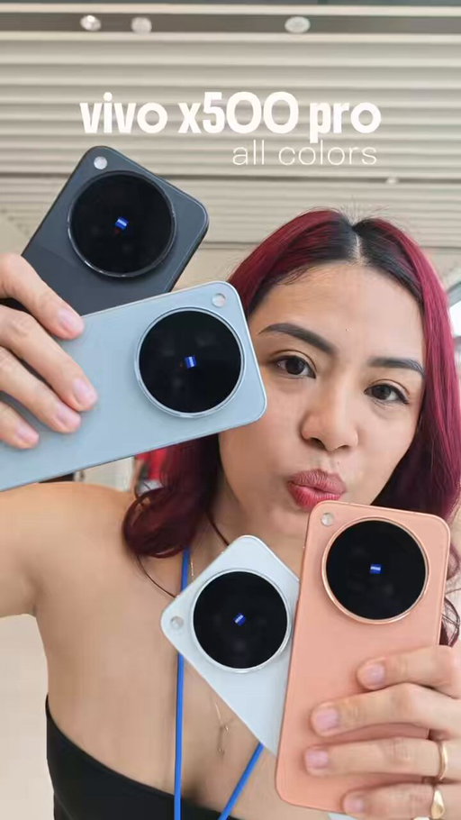 First look at all the #vivox500Pro colors! #isadoestech 