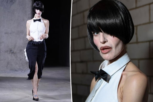 Kelly Osbourne returns to runway and pays homage to her dad on OnlyFans catwalk https://trib.al/7En8Svm 