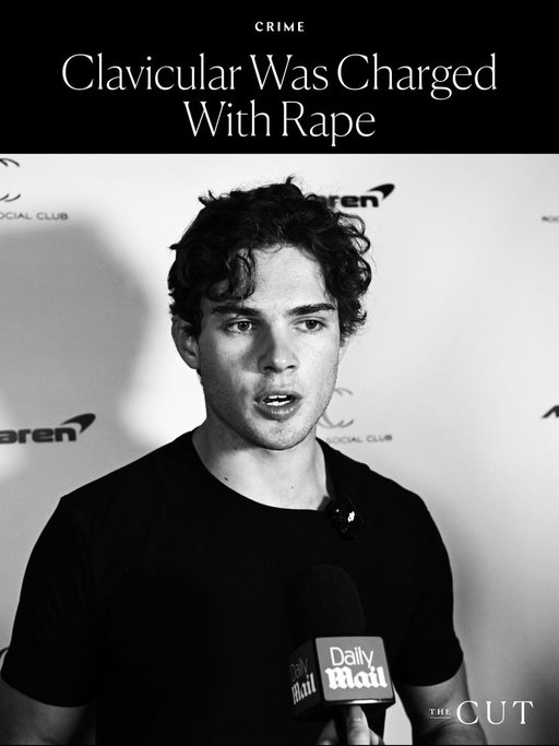 TW: Sexual Assault

Clavicular, the misogynistic “looksmaxxing” streamer known for smashing his facial bones with a hammer, has been charged with one count of rape, one count of drugging a person for sex, and one count of providing alcohol to a minor, according to court documents reviewed by The Cut. Prosecutors filed the charges against the 20-year-old, whose real name is Braden Peters, in Cape Cod on September 8, though the allegations are related to an incident that occurred in the area in May of 2025. In the complaint, an unidentified female victim claimed she was 17 years old when she visited Peters, who she says was aware of her age, to film a livestream video together. She said she was intoxicated in Peters’s room when he suggested they “go to his bed and have sex.” She claimed Peters was “throwing [her] in different positions” and that she was so drunk, she fell asleep, and woke up the next morning to Peters “having sex with me.” She said that she did not consent to sexual intercourse and stated she was “uncomfortable” and “afraid.”

Read more about the suit and how Peters has responded: https://t.co/p6C7laIcRr