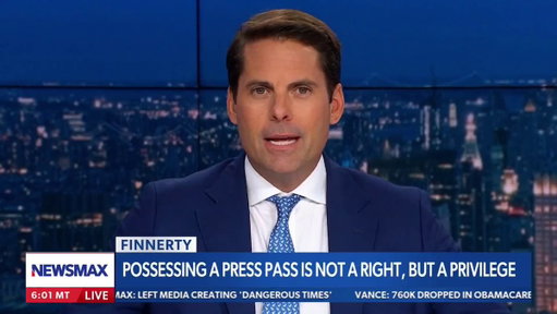 “I am sorry, but a press pass to the White House is a privilege and definitely not a right, and by the way, where was all this whining when Joe Biden revoked the press passes of over 400 journalists when he took office?”

Rob Finnerty weighs in on President Trump’s decision to bar CNN, MS NOW and Politico from the White House.
@RobFinnertyUSA
