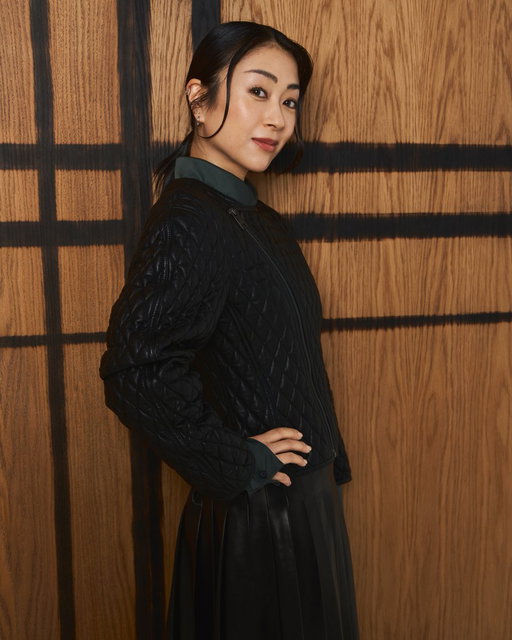 Hikaru Utada ​at the Burberry Summer 2027 show 