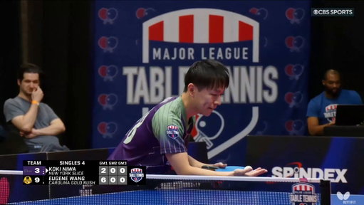 Okay, Koki Niwa, that was clever. 🙂‍↔️

Japanese superstar Koki Niwa and the Portland Paddlers are headed to Willowbrook this weekend for Week 2 of Major League Table Tennis Season 4. ⭐️

#MLTT4 | Sept. 25–27 | Compass Arena

🎟️ https://tickets.mltt.com/ 
