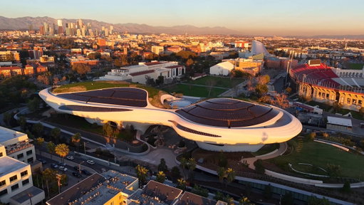 Welcome to the neighborhood, @lucasmuseum 📍

The Lucas Museum, founded by legendary USC alum George Lucas and his wife, Mellody Hobson, is now officially open! ✌️ 