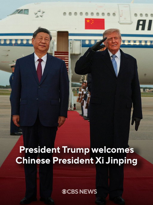 President Trump welcomed Chinese President Xi Jinping and his wife at Joint Base Andrews on Wednesday, a rare instance for a sitting president to leave the White House and greet a foreign leader on the tarmac.

Xi's visit to the White House is the first in more than a decade, and featured a state arrival ceremony, with Trump taking part along with U.S. military personnel.

The two countries will determine whether their fragile truce on tariffs will continue as concerns mount about China's relationships with Iran and Russia.