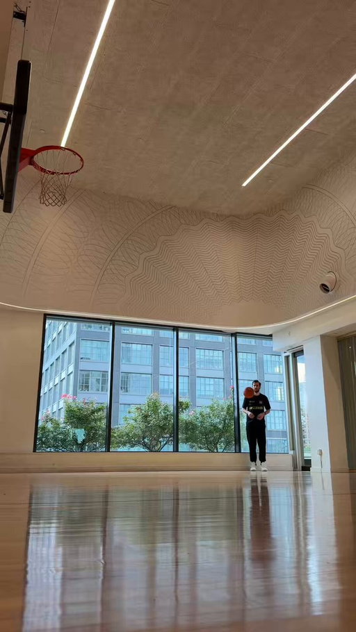 New apartment has a hoop. 

The way I spent an hour this morning catching up on podcasts while flicking the ball at the rim just makes me so ridiculously happy. 