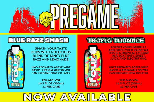 Full flavor, full fun, and no bubbles to ruin your vibe. If carbonation isn’t your thing, then @fourloko Pregame Remix is made for you. With two epic flavors to choose from—Blue Razz Smash and Tropic Thunder—choose your perfect bubble free drink and sip happily.

#CBC #FourLoko 