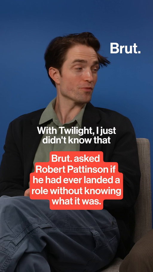 Brut. journalist Jami Male asked Robert Pattinson if he had ever landed a role without knowing what it was.

Pattinson said that he once dropped a project after he had "completely misread" a script, and he only discovered his mistake when he was speaking to the director "quite deep down the line."

He also said that while he was filming the "Twilight" movies, he did not realize that the films would become such a "phenomenon" in pop culture.

Robert Pattinson stars alongside @skylergisondo in A24's "Primetime," a film inspired by the true story of Chris Hansen and his recurring segment "To Catch a Predator" on NBC's "Dateline" in the early 2000s.

"Primetime" releases in theaters across the US on September 25.

#Primetime #RobertPattinson #SkylerGisondo #Interview