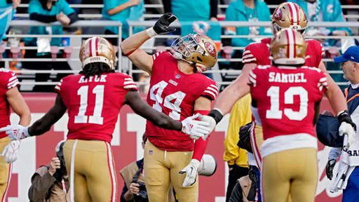 Kyle Juszczyk got fined nearly $15,000 for 'engaging in an offensive demonstration' - which, of course, was pretending to chug a beer 