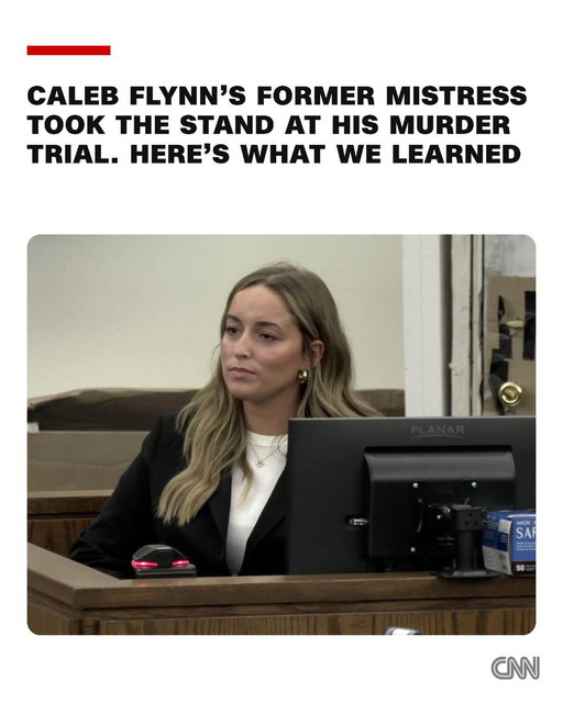 As Caleb Flynn's former lover sat on the stand in his murder trial, a prosecutor handed her a hefty red book to read aloud. Then he gave her another. And then another.

34 books later, the jury had heard key firsthand evidence about their illicit affair, Flynn's hatred for his wife, Ashley, and his desire to kill her.

Key takeaways from her testimony: https://t.co/ZdxFhtyEEc