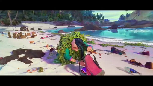 when your best friend has the aux. see Forgotten Island in theaters 9/25! 