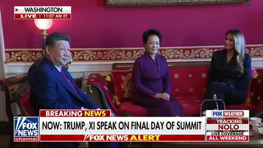 Xi Jinping says he and President Trump are "charting the course" for U.S.-China relations as the Chinese leader wraps up his White House summit.

Xi says the two leaders are adding "new substance" to the framework they agreed to during Trump's May visit to Beijing: a "constructive China-U.S. relationship of strategic stability" based on what Xi describes as "respect, fairness and reciprocity."