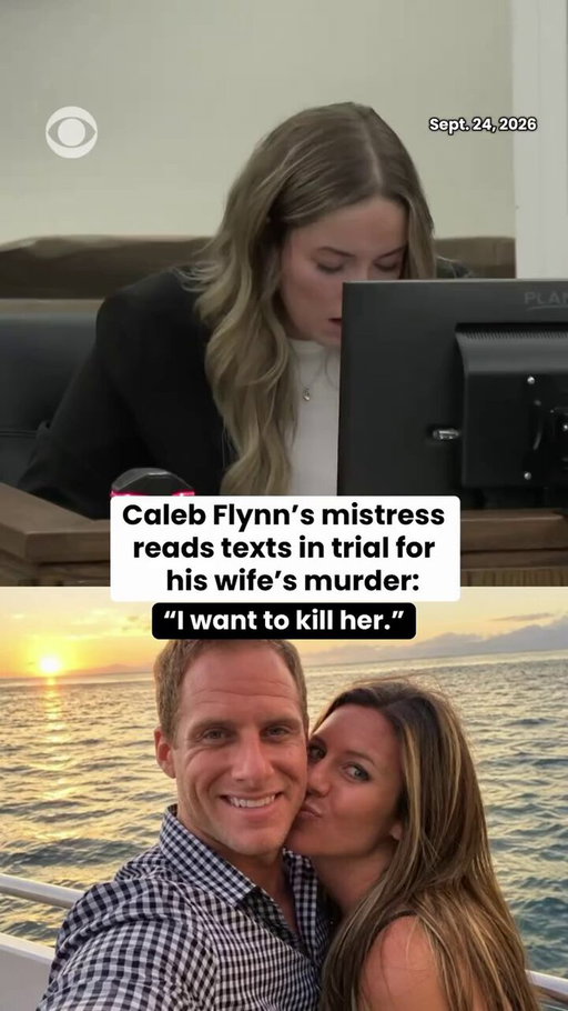The woman who admitted to having an affair with Caleb Flynn broke down in court Thursday as she read messages the pair exchanged in the months before his wife, Ashley Flynn, was killed.

Alleigha Botner testified that she sent Flynn a message saying, "I want to kill her," to which he responded, "That makes two of us." Flynn, a former "American Idol" contestant, is accused of killing his wife in February. He has pleaded not guilty.