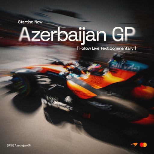 The Azerbaijan Grand Prix starts now 🚨

#McLarenF1 | #AzerbaijanGP🇦🇿 