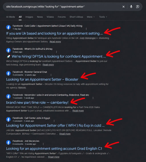 this is how you find businesses ready to pay for new customers btw: 