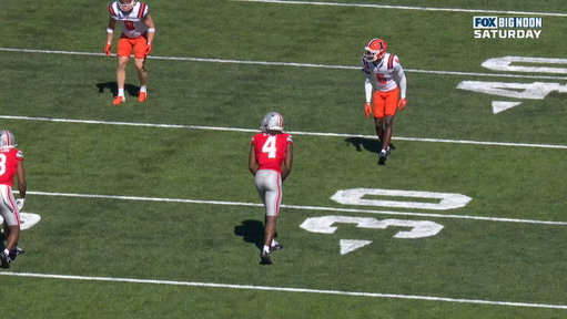 This route from Jeremiah Smith was NASTY 😮‍💨

@OhioStateFB 