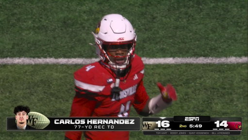 A 77-yard dot right into the hands of a wide-open receiver 🎯 