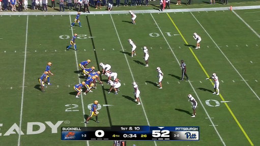 .@Dailey4Corey ➡️ @Tyreek7182006 for 6 🙌

📺 https://tr.ee/espn-pitt-panthers (ACCNX)

Pitt 59, Bucknell 0 (0:25 4th) 