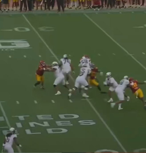 There is no room in football for dirty hits like this one on Dante Moore. 