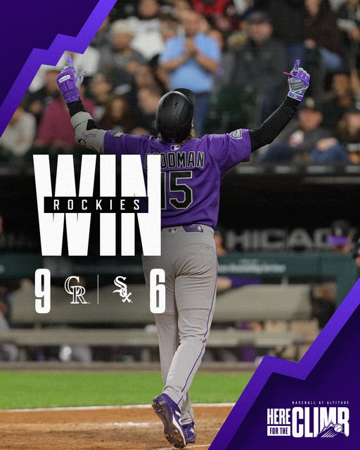 ROCKIES WIN!

@CleGuardians you can address your thank yous to:

2001 Blake Street
Denver, CO 80205 