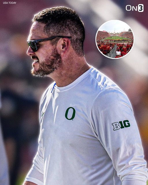 NEW: Oregon head coach Dan Lanning takes a shot at USC's crowd: 

"I've watched three of their TV games. I haven't seen a game packed yet, but we were here, it was packed tonight. So I guess when the Ducks show up, that's how you fill up the Coliseum."

(h/t @jordan_mendoza5) 

https://t.co/6miKepMhb5