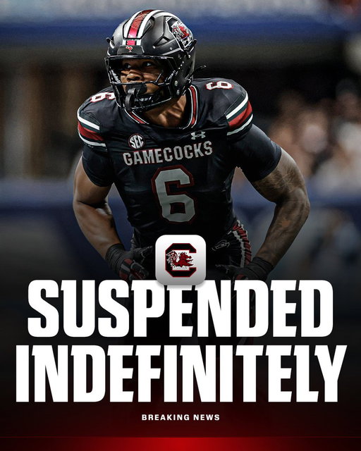 Breaking: Shane Beamer has announced that star EDGE Dylan Stewart has been suspended indefinitely. 