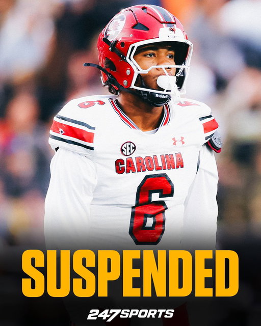 Former 5-star EDGE Dylan Stewart has been suspended indefinitely by head coach Shane Beamer, per @mzenitz  👀

For more on the story: https://t.co/287GwaaN9d 