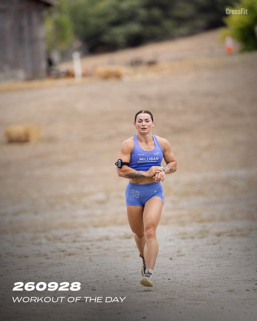 Workout of the Day
Monday 260928

Every 6 minutes for 6 rounds:
800-meter run

Your score is the total time for all six runs added together. 

Compare to 260324.

Post total time to comments.

📍2026 CrossFit Games Event 2

#CrossFit #WorkoutoftheDay 