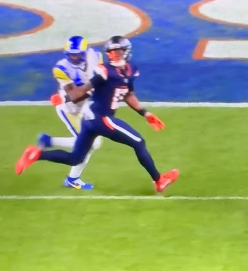 Bo Nix appeared to throw an interception but the referees called defensive pass interference to negate the turnover.

Agree or disagree with the call?  