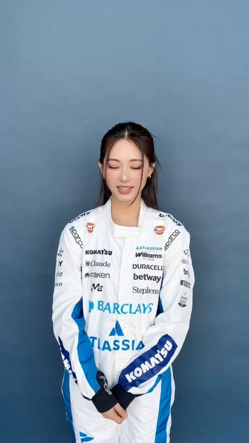 A special message from TZUYU to mark the start of her journey with Williams and DAN DA DAN. 