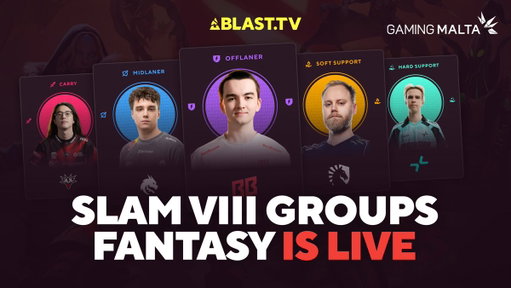 Fantasy for the @BLASTDota SLAM VIII Groups is now LIVE! 

👉 https://blast.tv/dota/fantasy 