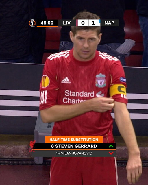 Steven Gerrard off the bench 😤🎩

#UEL 