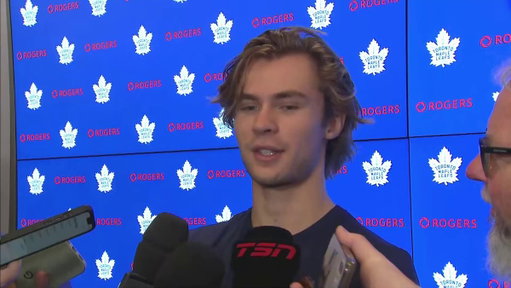 Gavin McKenna says he had a dream about his NHL debut... and then was instantly compared to the debut of Auston Matthews 🤣 