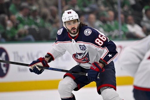 The Columbus Blue Jackets and Toronto Maple Leafs are “deep in discussions” on a Kirill Marchenko trade, per @FriedgeHNIC 

👀🍿 