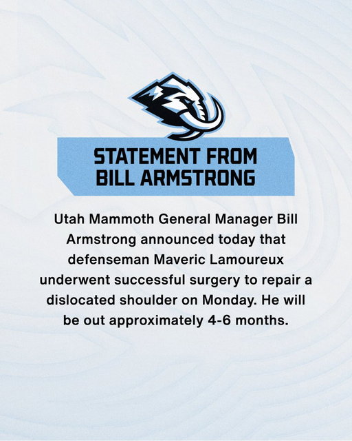 Statement from General Manager Bill Armstrong: 