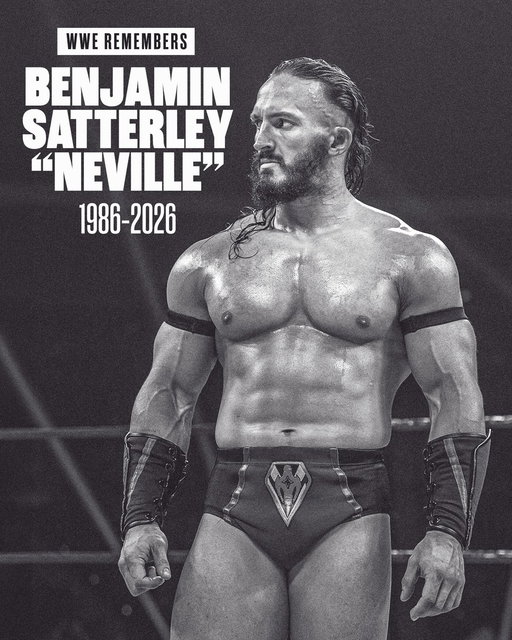 WWE extends its condolences to the family, friends and fans of Benjamin Satterley, known to the WWE Universe as Neville. 