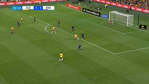 Connor Metcalfe goes BANG 🔥

A banger from outside the box to put us in front ⏩

🎥 @ParamountPlusAU

#Socceroos #QLDFootballSeries2026 