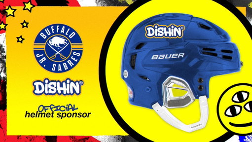 We’re proud to be the official helmet sponsor of the @BuffaloJrSabres 🚨✨

As part of the partnership, DISHIN® helmet decals will appear on both sides of every team’s helmets across the Buffalo Jr. Sabres organization, creating a visible connection between one of Buffalo’s fastest-growing hockey brands and one of the region’s most respected player-development programs.