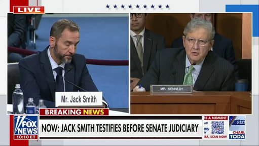 "You really wanted President Biden to be reelected, didn't you?"

Sen. John Kennedy presses former special counsel Jack Smith during a Senate hearing over his prosecution of President Trump.

"I have no views about that. My job as a prosecutor was to enforce the law."

Smith says he wanted to prosecute the case because he believed there was proof beyond a reasonable doubt that Trump committed "incredibly serious crimes."

Download the FOX News app to follow this developing story: https://t.co/ISpW9Fc0R3