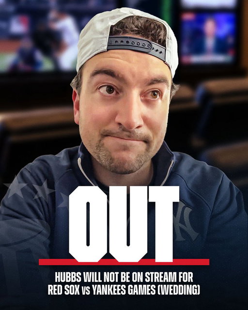 BREAKING: Hubbs has been left off the Wild Card roster for Red Sox vs Yankees  streams (Wedding) 