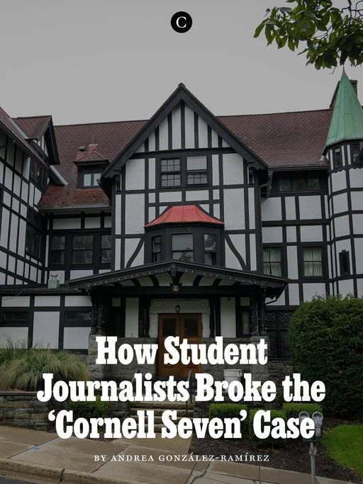 An explosive new lawsuit alleging that seven Chi Phi fraternity brothers gang-raped a student two years ago and that Cornell University did little to protect her in the aftermath rocked life on campus this month. The case, now known as “The Cornell Seven,” has also broken containment, quickly becoming a national issue.

Students at ‘The Cornell Daily Sun’ have been there covering every beat of the story. Senior editor Cereese Qusba spent months reporting on the case before breaking the news of the lawsuit on September 18. “What happened to me was horrific and deeply disturbing,” the plaintiff, who is only identified in court records as Jane Doe, told the ‘Sun’ exclusively. “Almost two years later, I still carry the weight of its impact every day and night.”

For the past two weeks, reporters at the student paper have been relentlessly chasing follow-ups, from the administration’s response to the district attorney’s office reopening its criminal investigation and the larger fallout in Ithaca. The ‘Sun’ also published a blistering editorial, printing the names of the accused men and taking the university to task for its lack of transparency. Throughout it all, the team has approached this case with care and moral clarity.

Qusba and editor-in-chief Sophia Dasser discuss their work, how the editorial came together, and what’s next in their reporting: https://t.co/WNoYWfJpF0