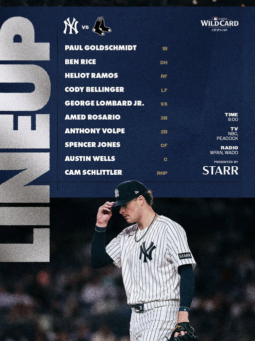 Tonight in the Bronx. 

#RepBX | #Postseason 