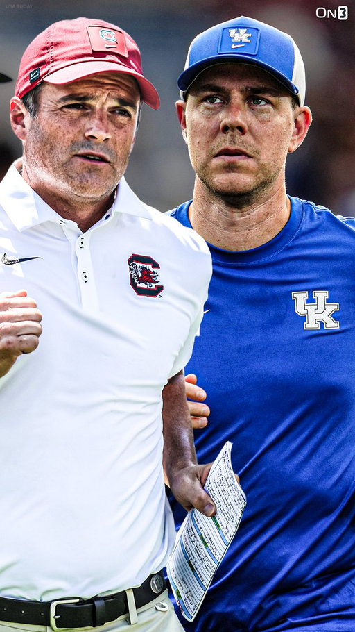 NEW: South Carolina is the favorite against Kentucky in Columbia🤙

Can Shane Beamer and LaNorris Sellers bounce back?🤔

Odds, via Polymarket: