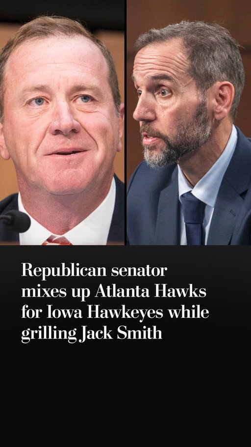 In a bid to frame Jack Smith as a liar, Sen. Schmitt (R-Missouri) accused the former special counsel of perjuring himself after he denied attending an Atlanta Hawks game on Feb. 3, 2024.

Smith had attended an University of Iowa Hawkeyes game that day. https://t.co/FYfGt4TOo7 