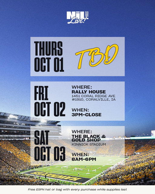 And NIL Store Live will be there 👏👏 

The College GameDay collection ⤵️ 