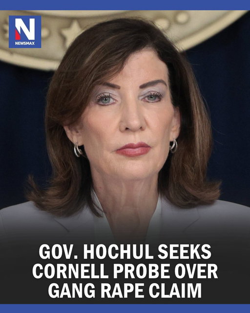 New York Gov. Kathy Hochul on Tuesday called for an investigation into Cornell University's response to a former student's allegation that seven fraternity members sexually assaulted her in 2024 after she consumed alcohol and drugs and became incapable of consenting. 