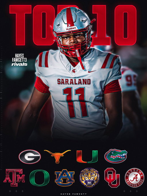 NEWS: Four-Star EDGE Keoni Snipes is down to 10 Schools, he tells me for @Rivals

The 6’6 250 EDGE from Saraland, AL is ranked as a Top 100 Recruit in the 2028 Rivals Industry Rankings

https://t.co/Ps84gGqnLR 