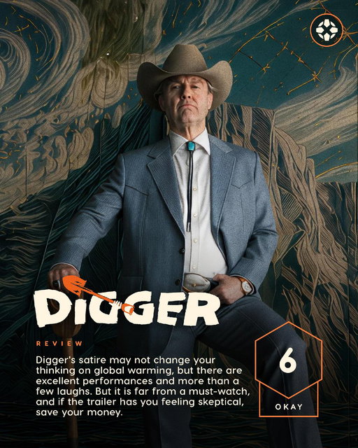 The theater experience won't change your mind on Digger, and the laughs that are there still will be when it hits HBO Max.

Our review: https://t.co/JpqtJiij6p 