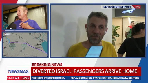 "We found out later that there was a terrorist that attacked the pilot." 

A passenger aboard the FlyDubai flight that made an emergency landing in Saudi Arabia recounts the harrowing experience after returning to Israel. 